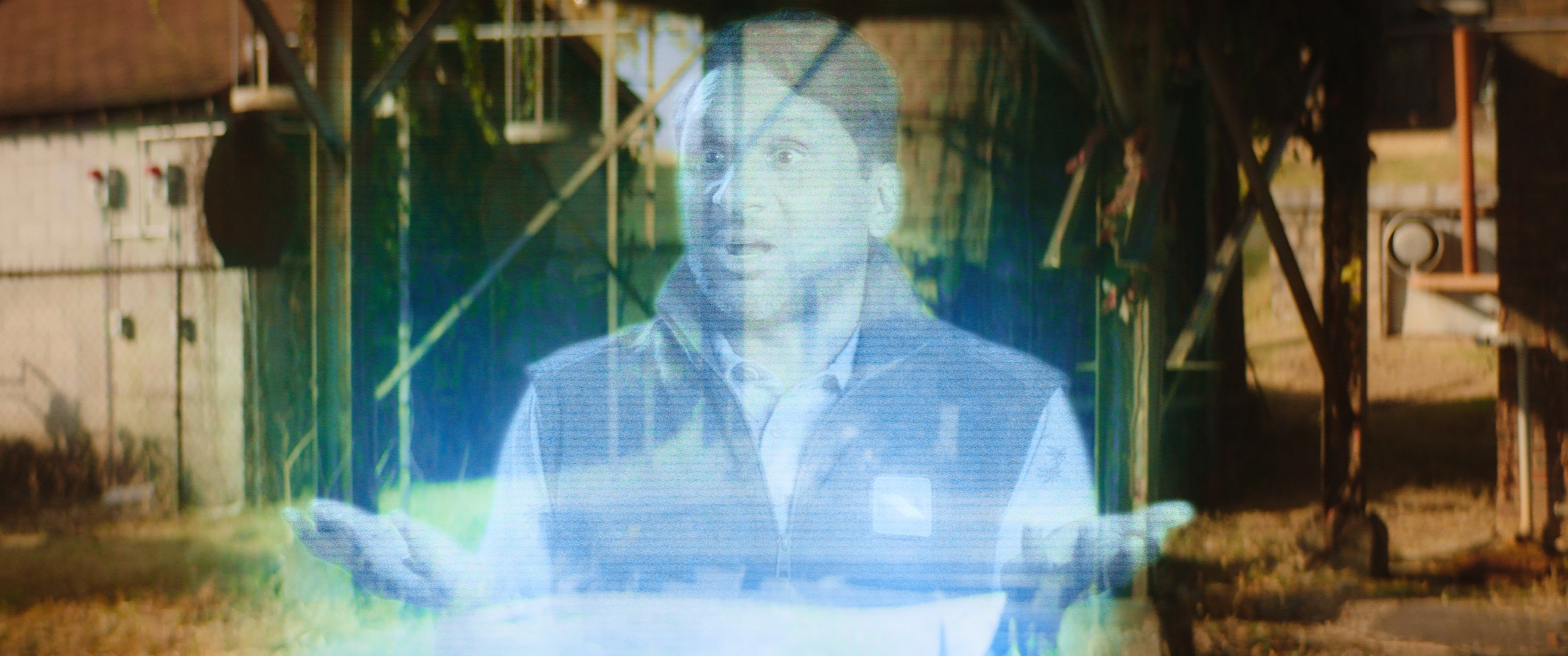 Clone Cops production still 26 - behind the scenes scene from the 2025 indie sci-fi comedy film Clone Cops featuring action and comedy